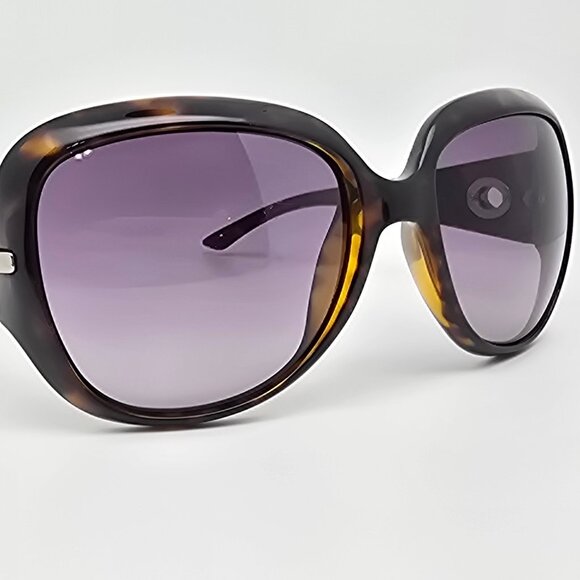 Christian Dior Precieuse Havana Rhinestone Frame Brown Gradient Lens Sunglasses - Picture 6 of 15
